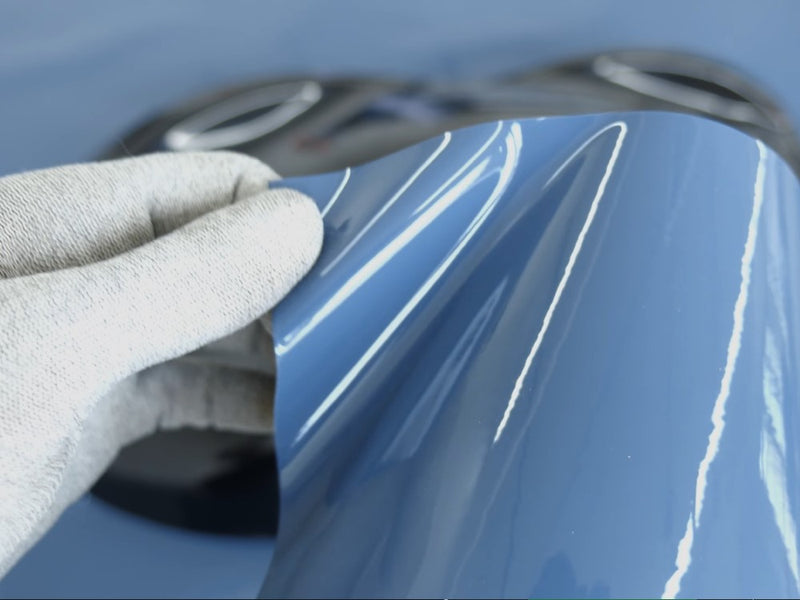 Gloss Cement Gray Vinyl Sheet