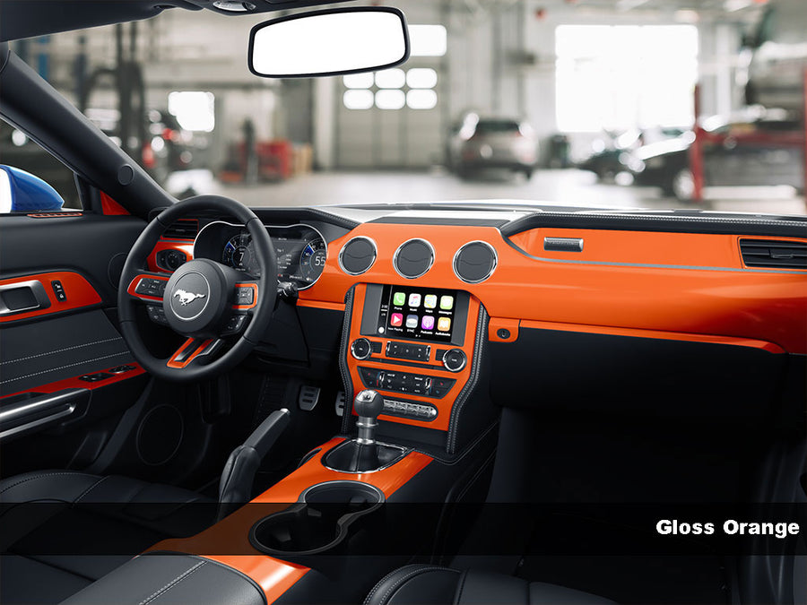Gloss Orange Dash Trim Kit