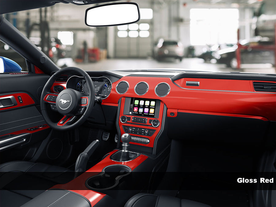 Gloss Red Dash Trim Kit