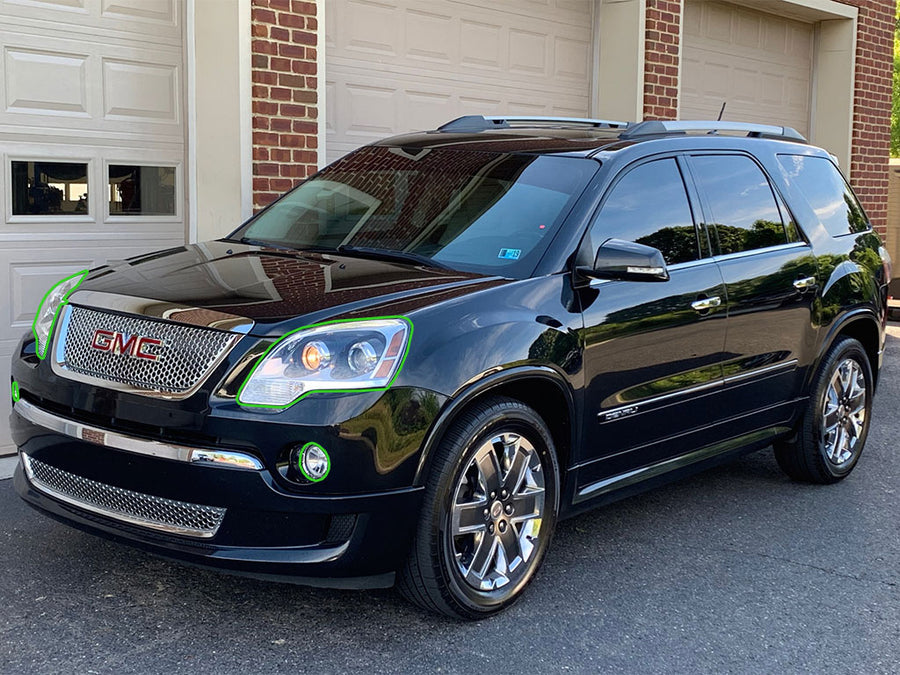 gmc acadia 2007-2012 Headlight Protection Installation Location