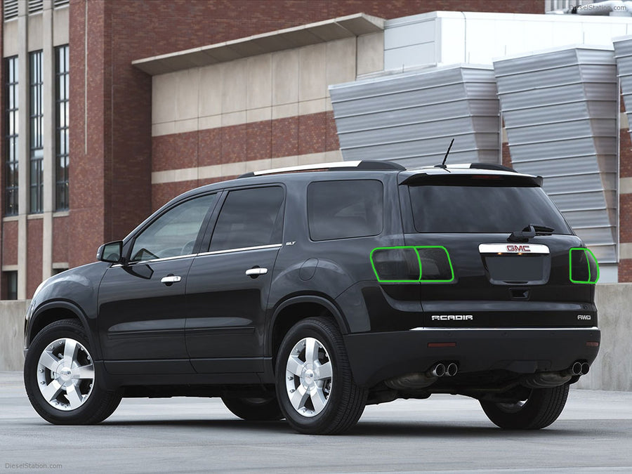 acadia Tail Light Tint Installation Points