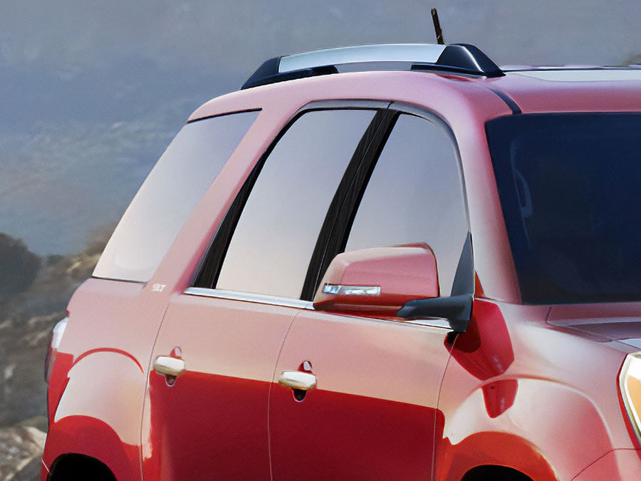 gmc acadia 2007-2016 Brushed Aluminum Black Pillar Cover Diagram