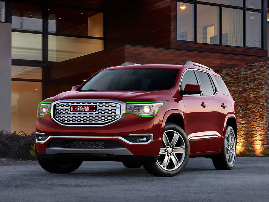 gmc acadia 2017-2019 Headlight Protection Installation Location