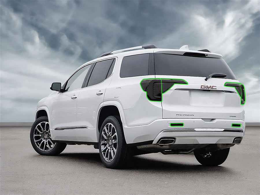 acadia Tail Light Tint Installation Points