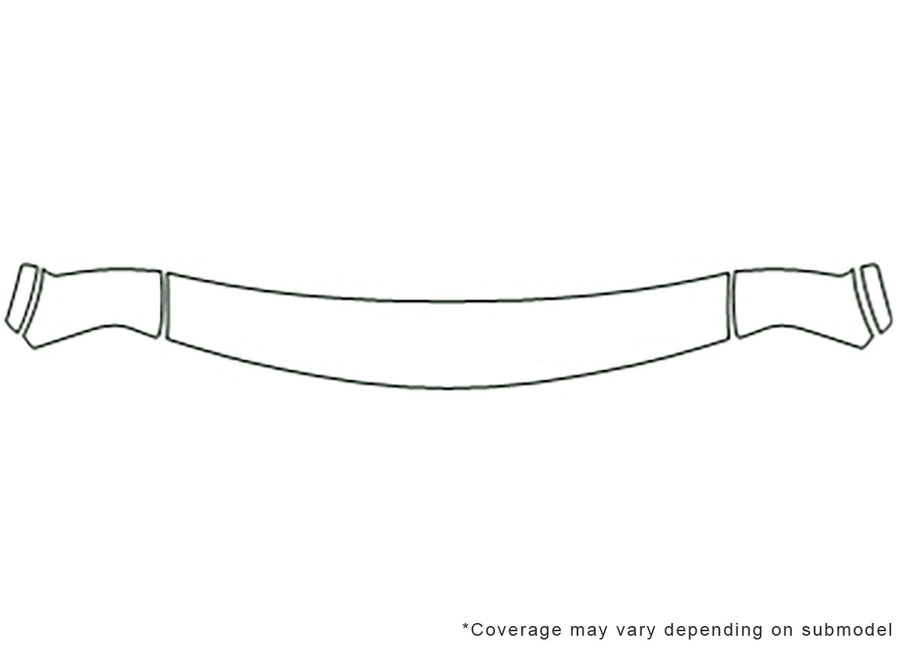 jimmy 3M Clear Bra Hood Precut PPF Diagram