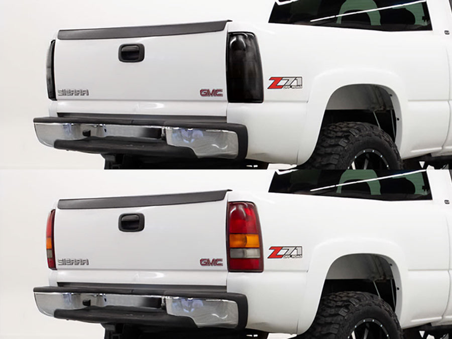 sierra Before and After Smoked Taillights