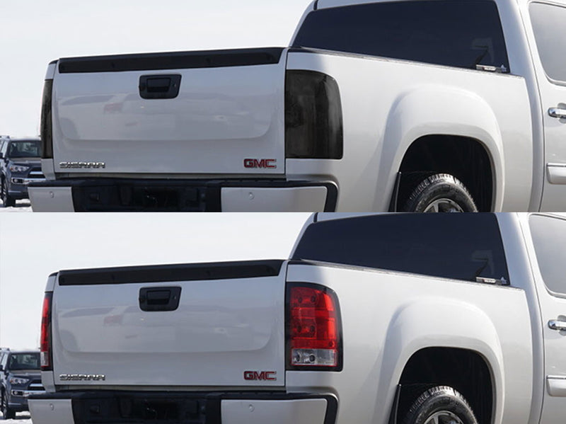 sierra Before and After Smoked Taillights