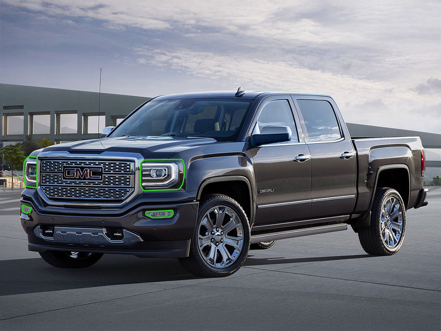 gmc sierra 2014-2018 (1500) Headlight Protection Installation Location