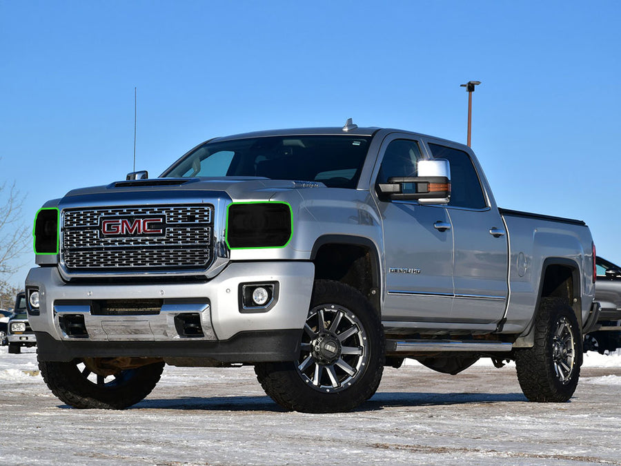 gmc sierra 2015-2019 (2500 / 3500) Headlight Tint Location