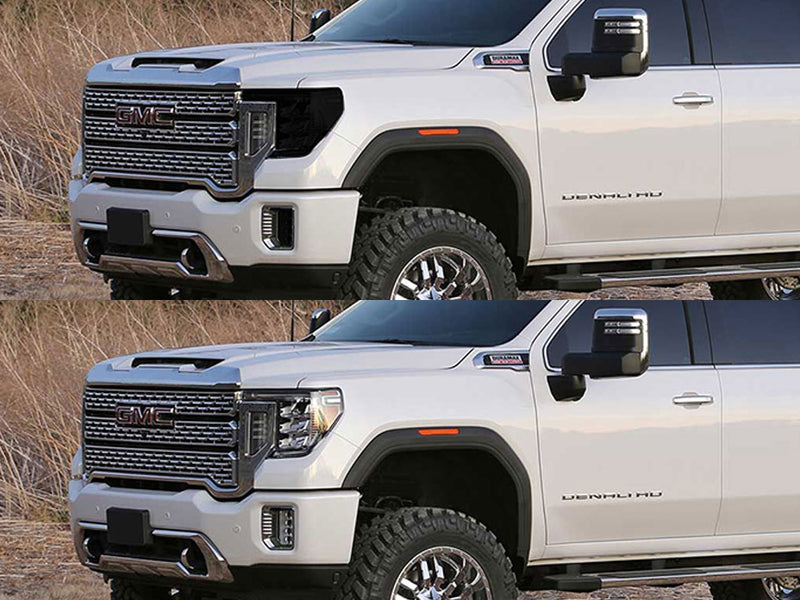 gmc sierra 2020-2023 (2500 3500) Headlight Tint Appearance