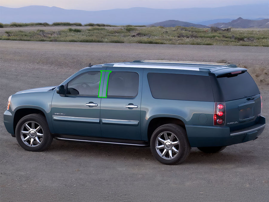gmc yukon 2007-2014 Pillar Post Trim Installation Location