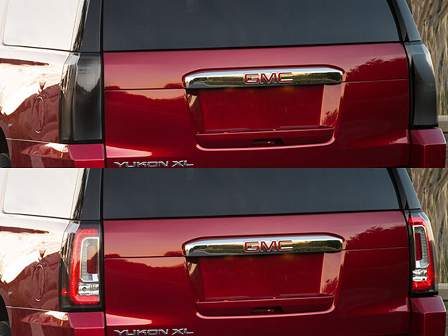 yukon Before and After Smoked Taillights