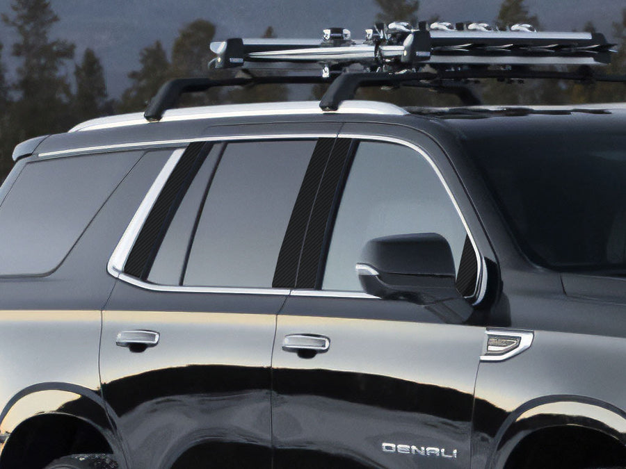 gmc yukon 2021-2023 Carbon Fiber Pillar Cover Diagram