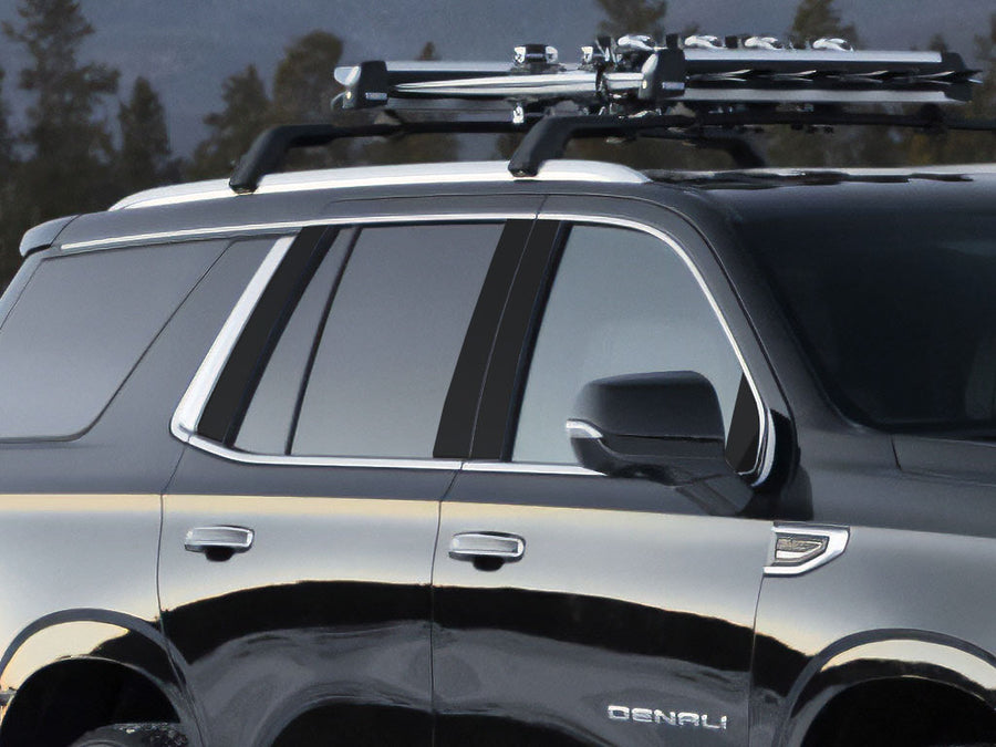 gmc yukon 2021-2023 Gloss Black Pillar Cover Diagram