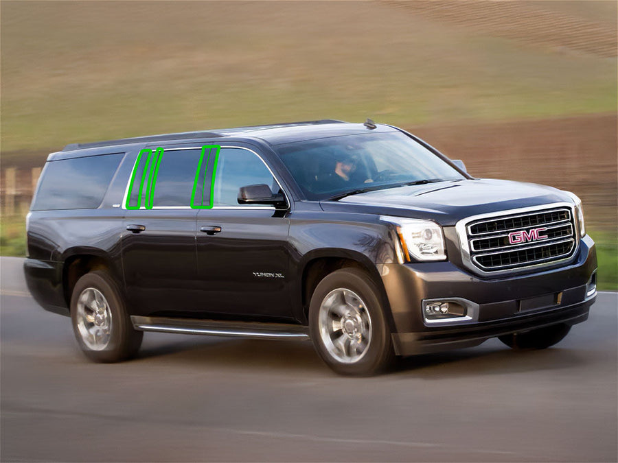 gmc yukon 2015-2020 (xl) Pillar Post Trim Installation Location