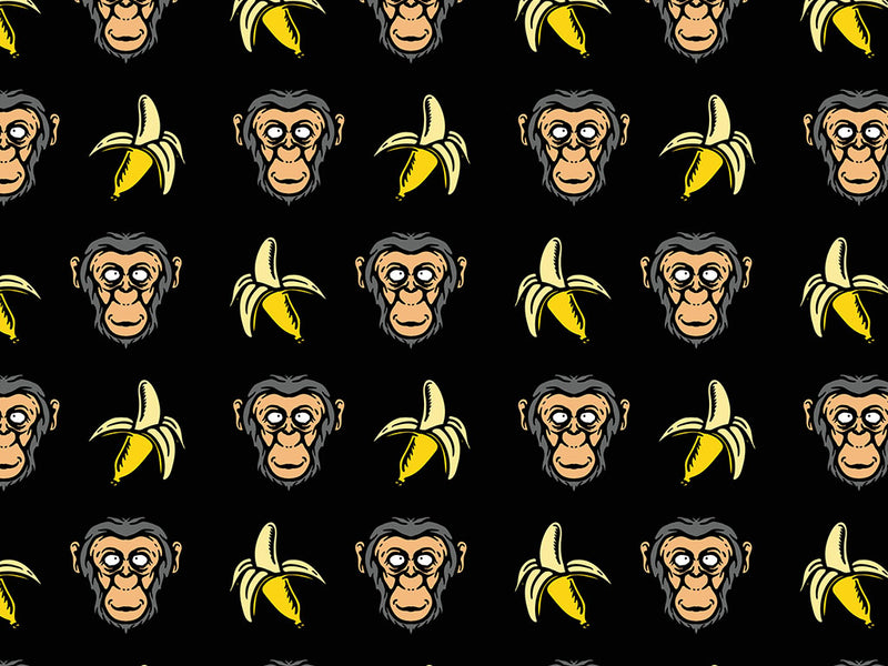 Go Bananas Primate Vinyl Wrap Pattern~Rwraps Series 914 Digitally Printed Vinyl Wrap~0