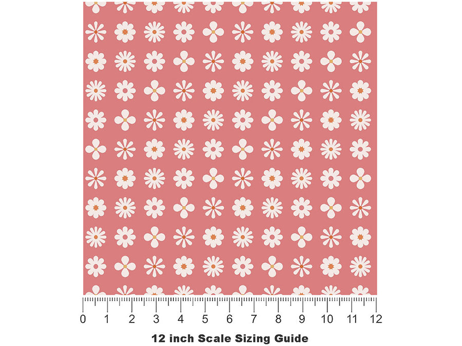 Go Gidget Retro Vinyl Film Pattern Size 12 inch Scale~Rwraps Go Gidget Retro Sizing Chart~2