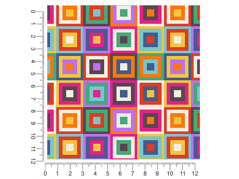 go sixties mosaic 1ft x 1ft Craft Sheets