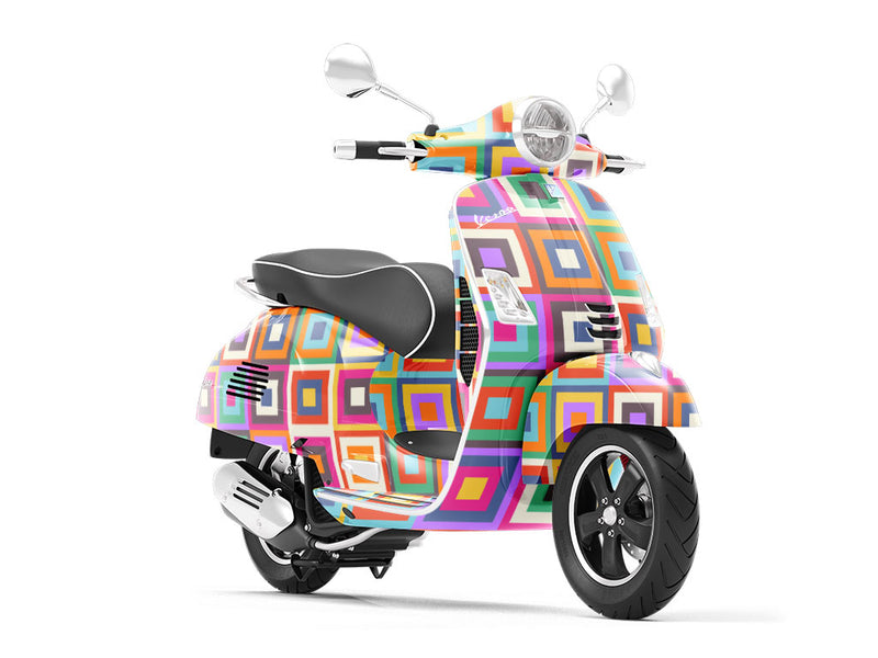 Go Sixties Mosaic Vespa Scooter Wrap Film