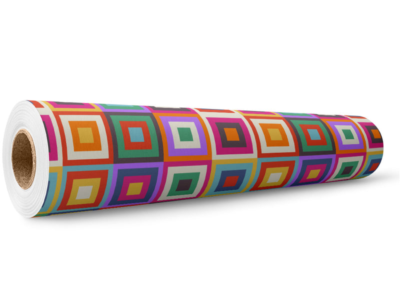 Go Sixties Mosaic Wrap Film Wholesale Roll~Rwraps Series 914 Digitally Printed Vinyl Roll~5