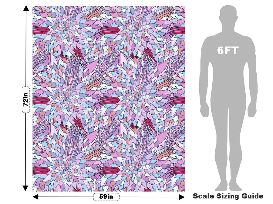 Goddess Kishar Floral Vehicle Wrap Scale~Rwraps Series 914 Goddess Kishar Floral Measurements~1