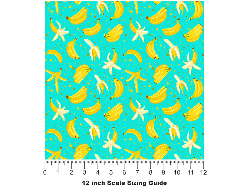 Going Banana Vinyl Film Pattern Size 12 inch Scale~Rwraps Going Banana Sizing Chart~2