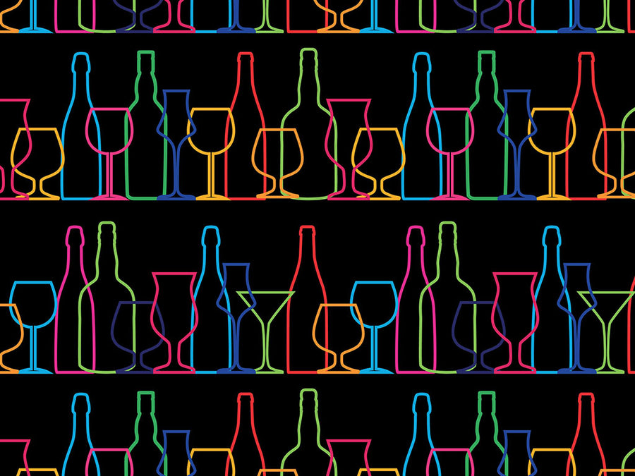 Going Cross-Eyed Alcohol Vinyl Wrap Pattern~Rwraps Series 914 Digitally Printed Vinyl Wrap~0