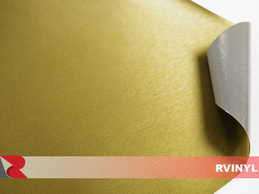 Rvinyl Gold Brushed Aluminum Vinyl