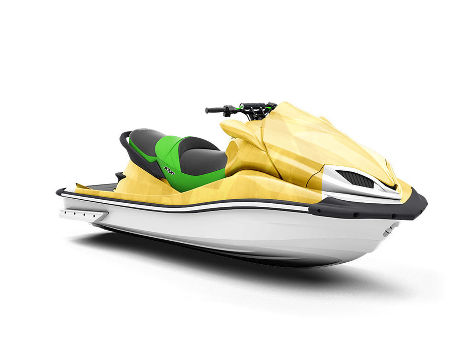 Gold Dust Watercolor Jet Ski Vinyl Customized Wrap