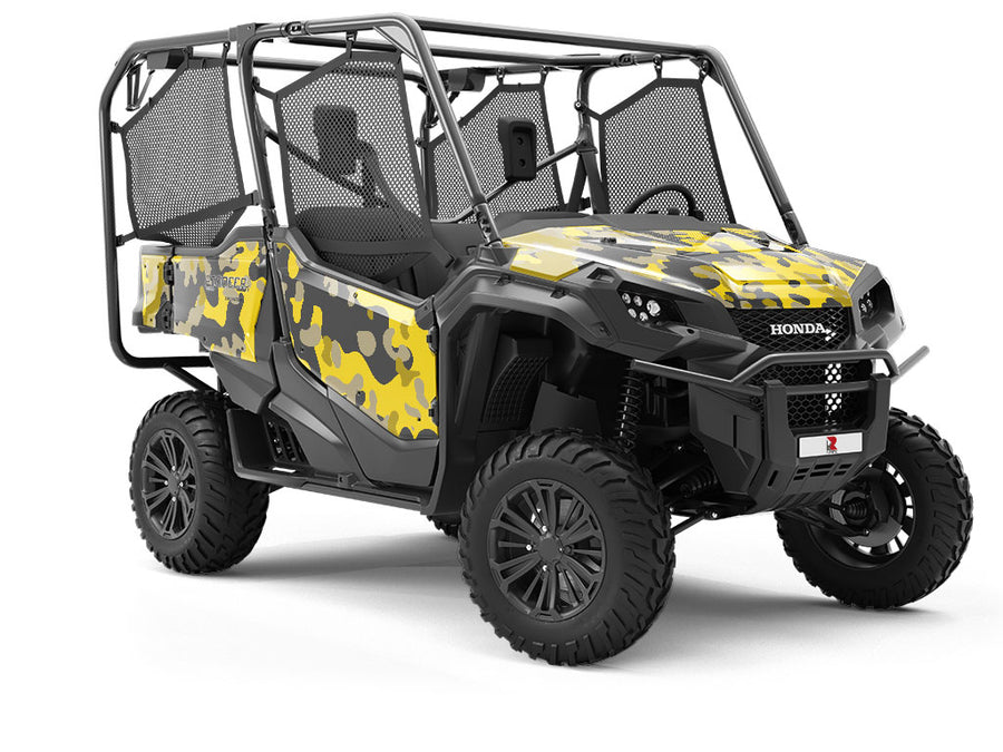 Gold ERDL Camouflage Utility Vehicle Vinyl Wrap