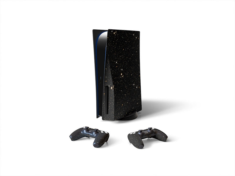 gold field science fiction Sony PS5 DIY Skin