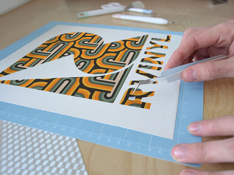 gold finger retro Easy Weed Craft Vinyl