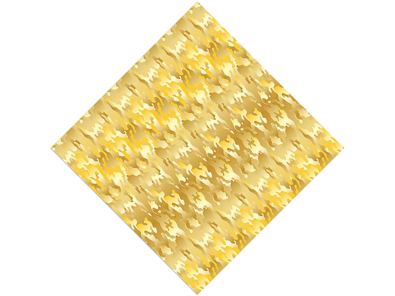 Gold Foil Camouflage Vinyl Wrap Pattern