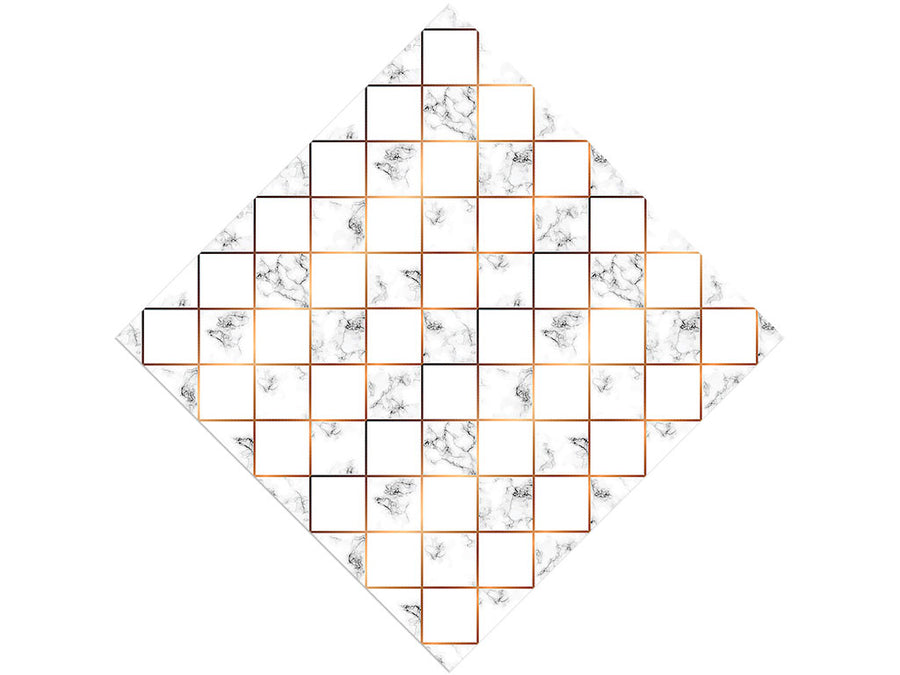 Gold Inlay Tile Vinyl Wrap Pattern