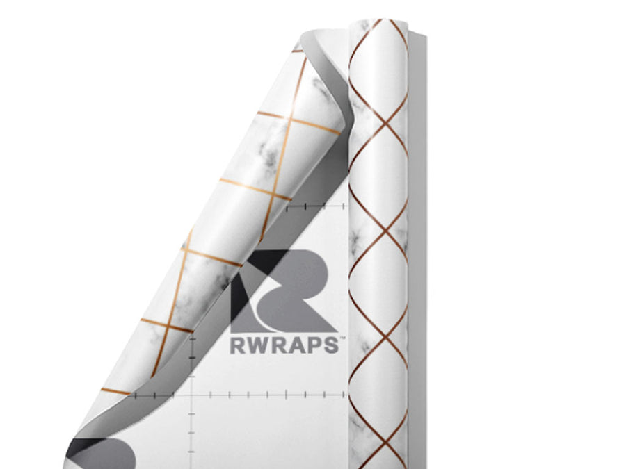 Gold Inlay Tile Wrap Film Sheets~Rwraps Series 914 Gold Inlay Tile Scrolled Sheet~4