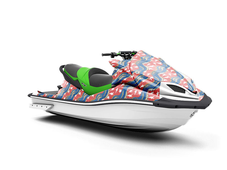 Gold Rush Americana Jet Ski Vinyl Customized Wrap