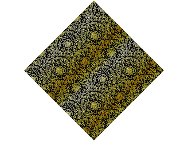 Gold Venn Mandala Vinyl Wrap Pattern