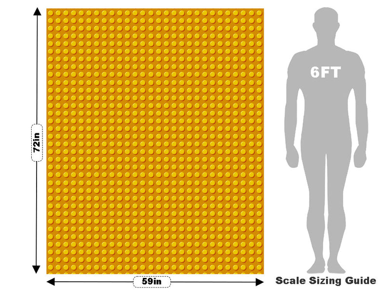 Golden Brick Toy Room Vehicle Wrap Scale~Rwraps Series 914 Golden Brick Toy Room Measurements~1