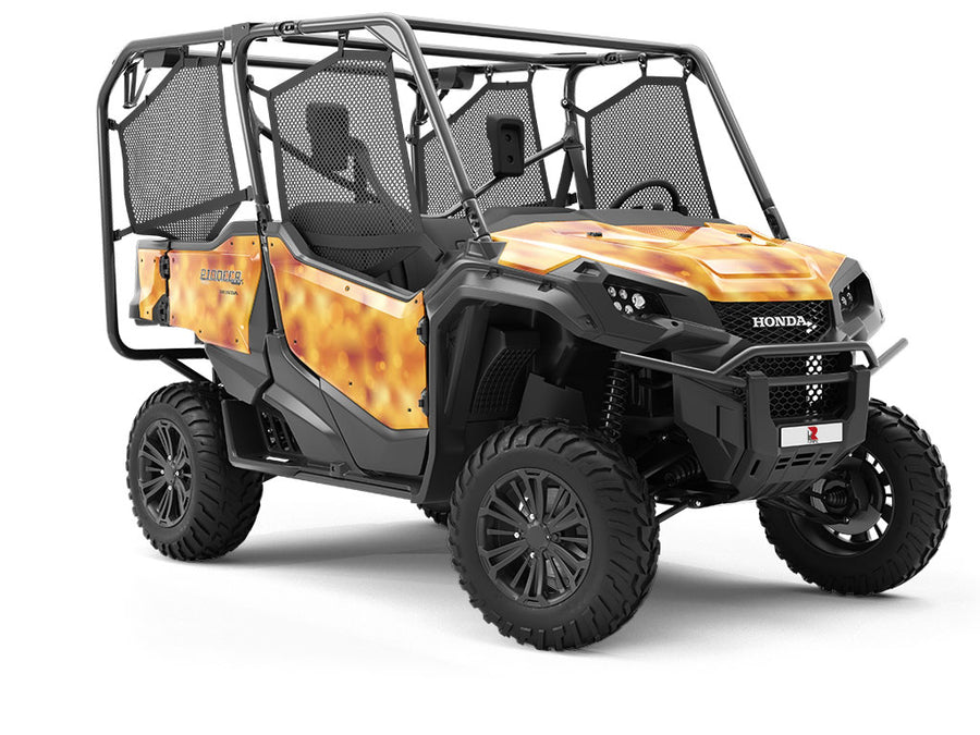 Golden Future Bokeh Utility Vehicle Vinyl Wrap