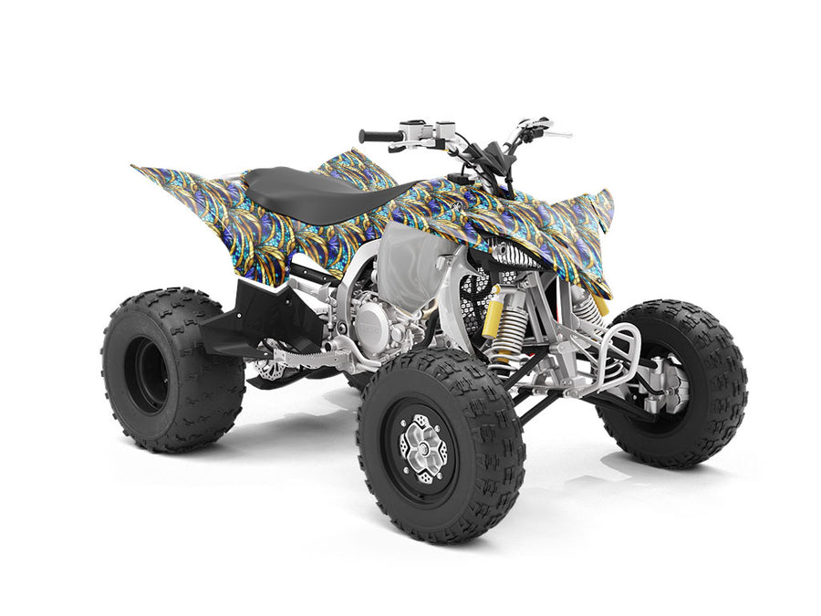 Golden Growth Stained Glass ATV Wrapping Vinyl