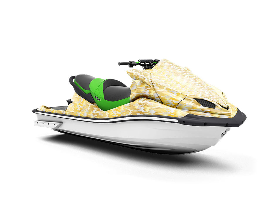 Golden Guise Camouflage Jet Ski Vinyl Customized Wrap