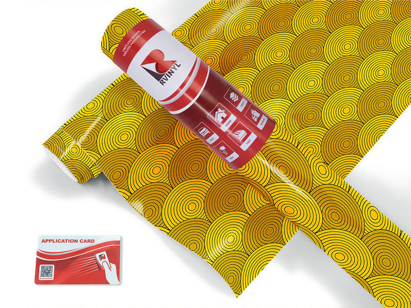 golden medallions art deco Craft Vinyl Roll
