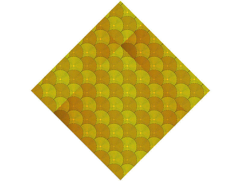 Golden Medallions Art Deco Vinyl Wrap Pattern