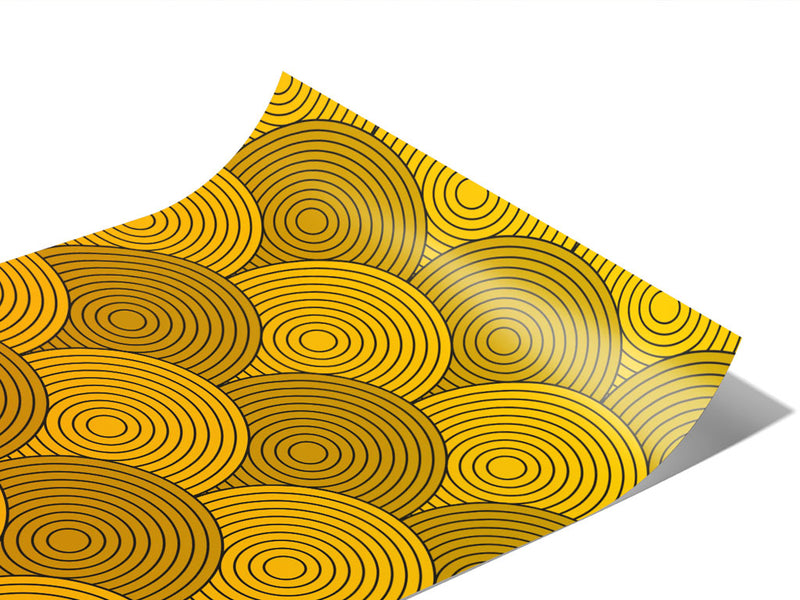Golden Medallions Art Deco Vinyl Wraps~Rwraps Series 914 Digitally Printed Vinyl Wrap~0