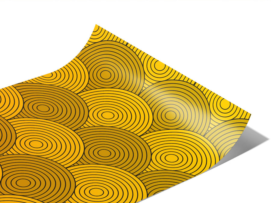 Golden Medallions Art Deco Vinyl Wraps~Rwraps Series 914 Digitally Printed Vinyl Wrap~0