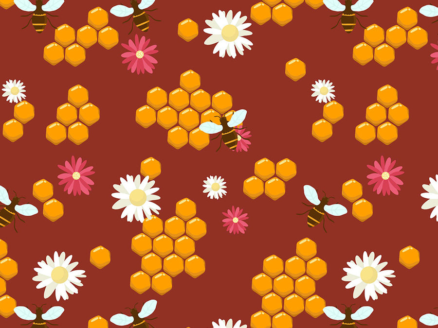 Golden Nectar Bug Vinyl Wrap Pattern~Rwraps Series 914 Digitally Printed Vinyl Wrap~0