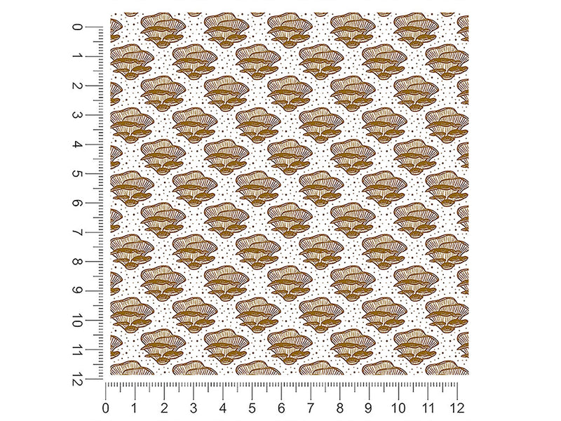 golden pleurotaceae mushroom 1ft x 1ft Craft Sheets