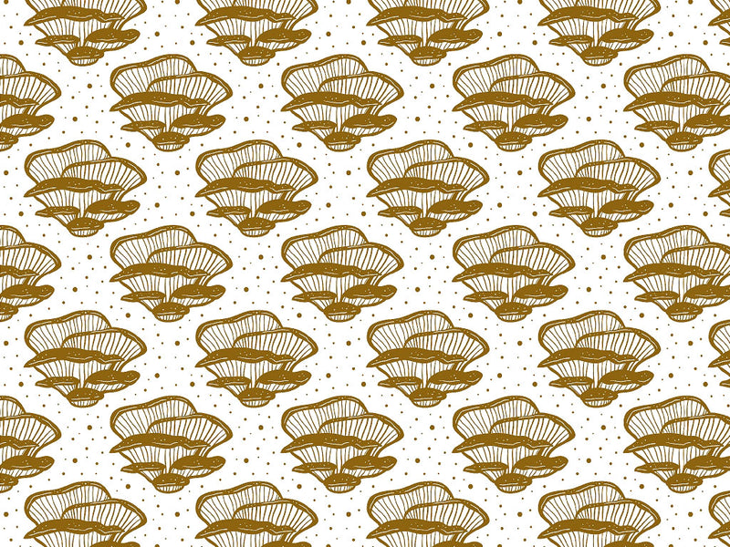Golden Pleurotaceae Mushroom Vinyl Wrap Pattern~Rwraps Series 914 Digitally Printed Vinyl Wrap~0