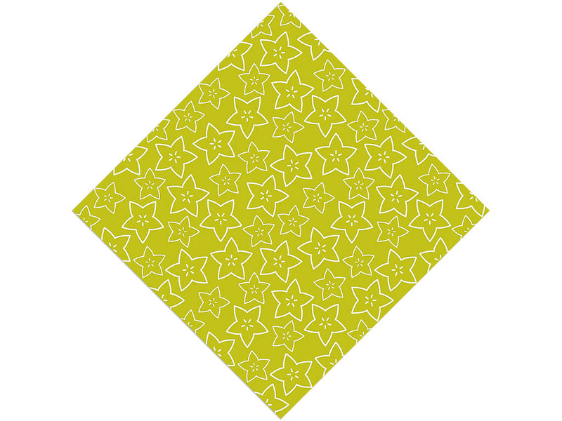 Golden Star Fruit Vinyl Wrap Pattern