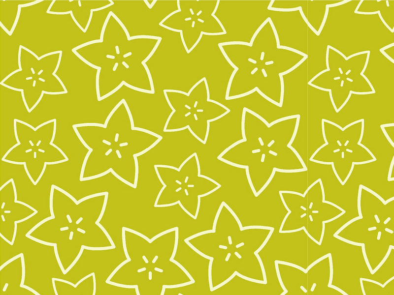 Golden Star Fruit Vinyl Wrap Pattern~Rwraps Series 914 Digitally Printed Vinyl Wrap~0